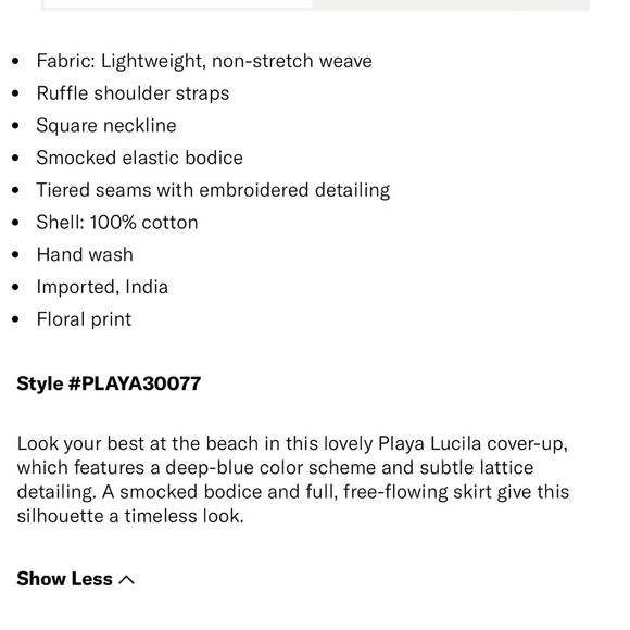 Playa lucila smocked dress - Picture 5 of 7